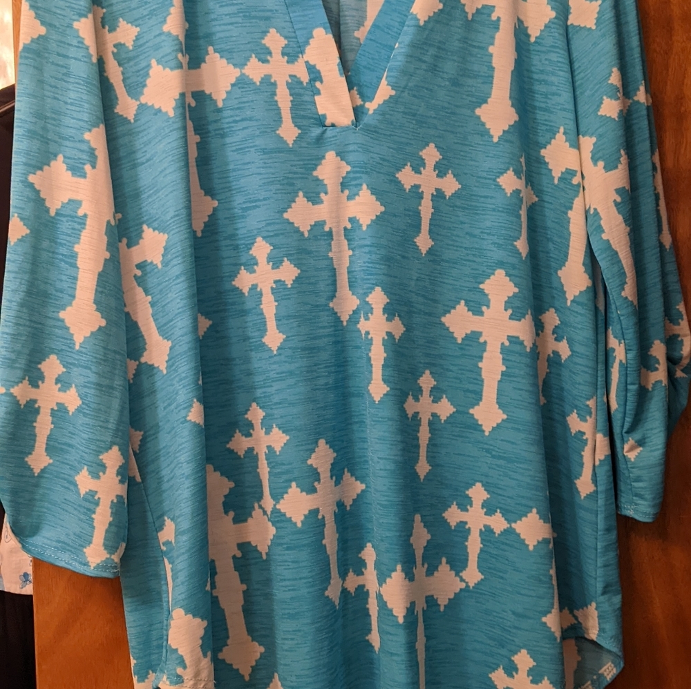 Turquoise Blouse
